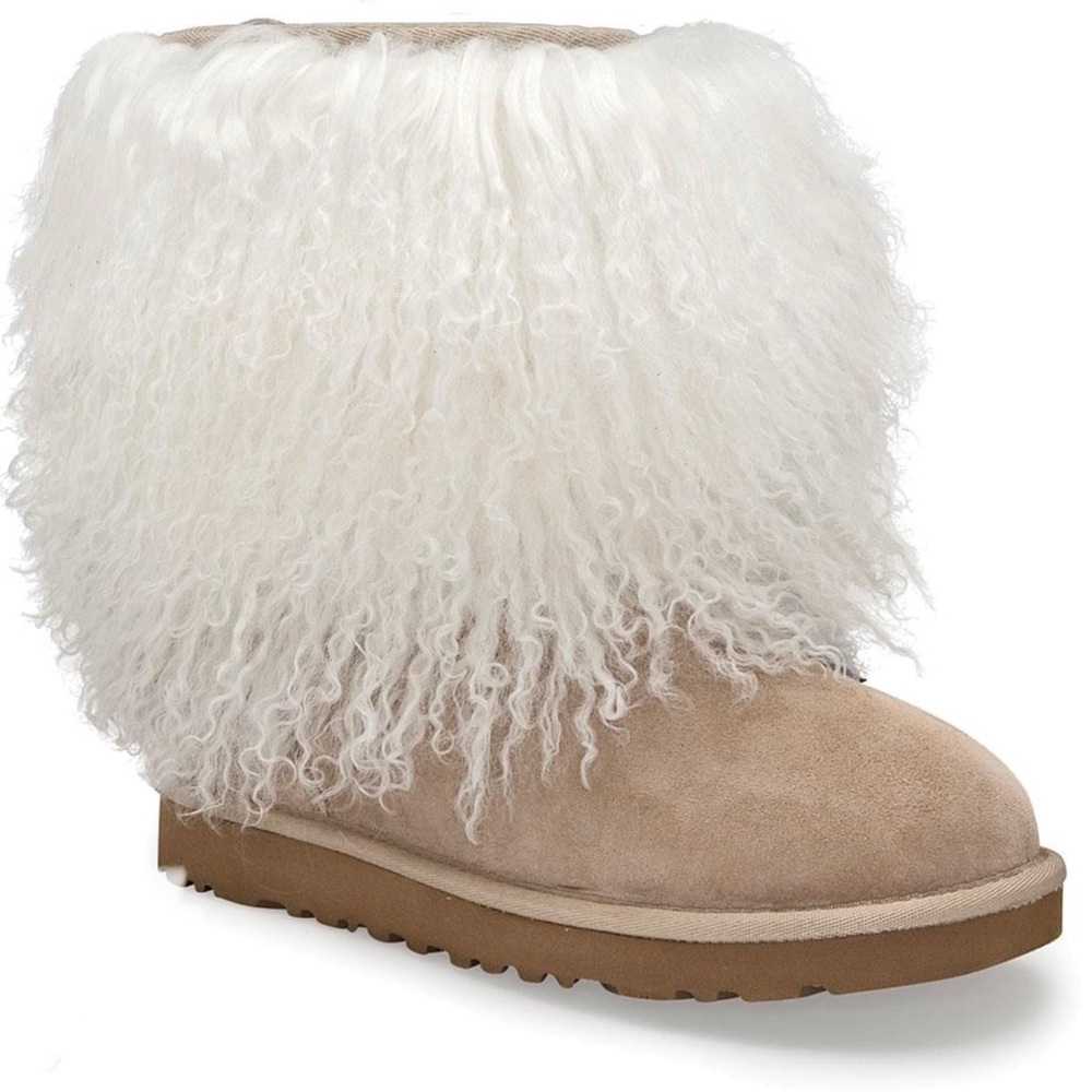 Mongolian Fur UGG Size 7